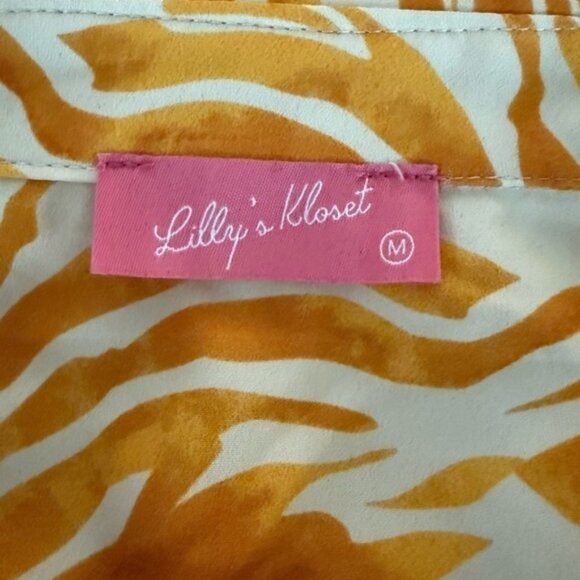 LILLY’S KLOSET Pattern Wrap Dress - Picture 10 of 10